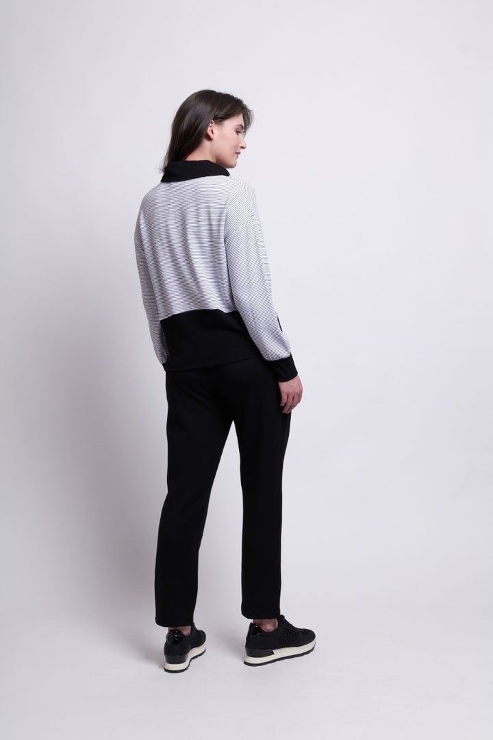 Zip Sweater | Stripe