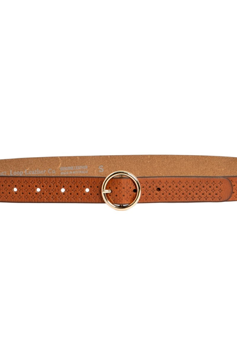 airlie belt - chestnut