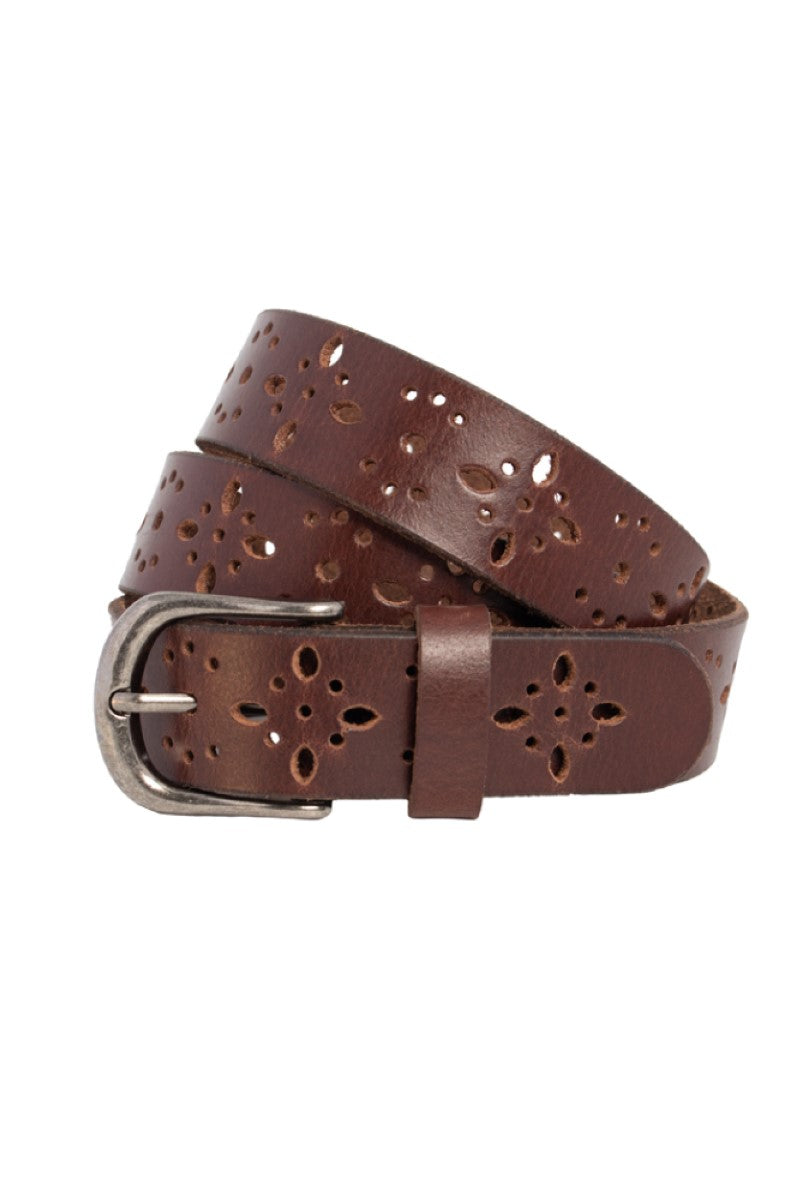 roxy belt - dark tan