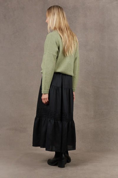 eb & ive Paar crossover knit | sage