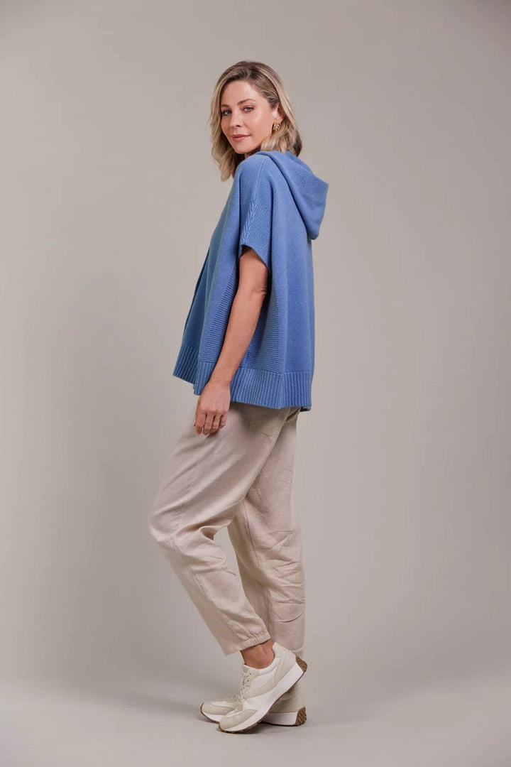 Estelle Hood Knit | Denim