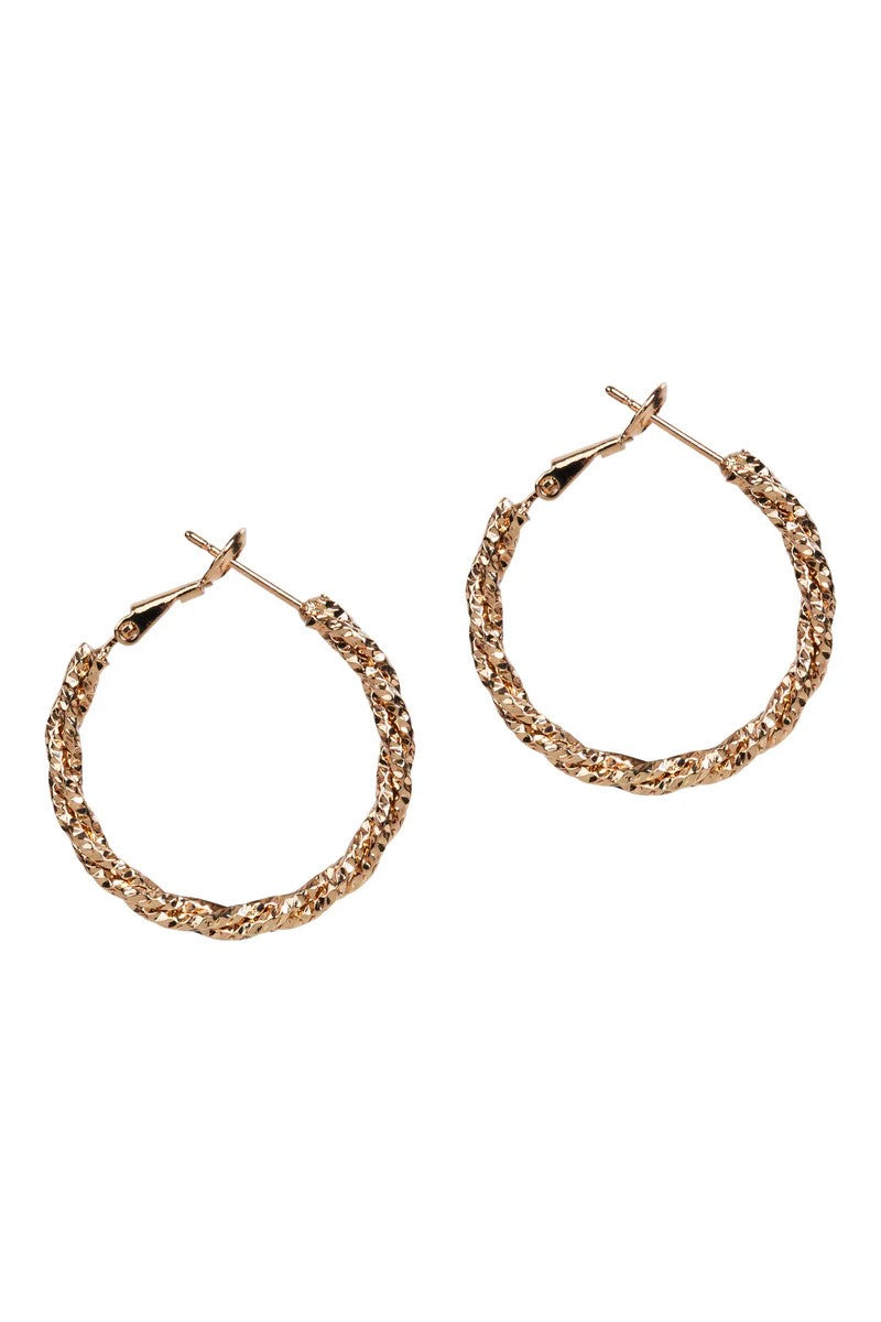 Estel Gold Hoop Earring