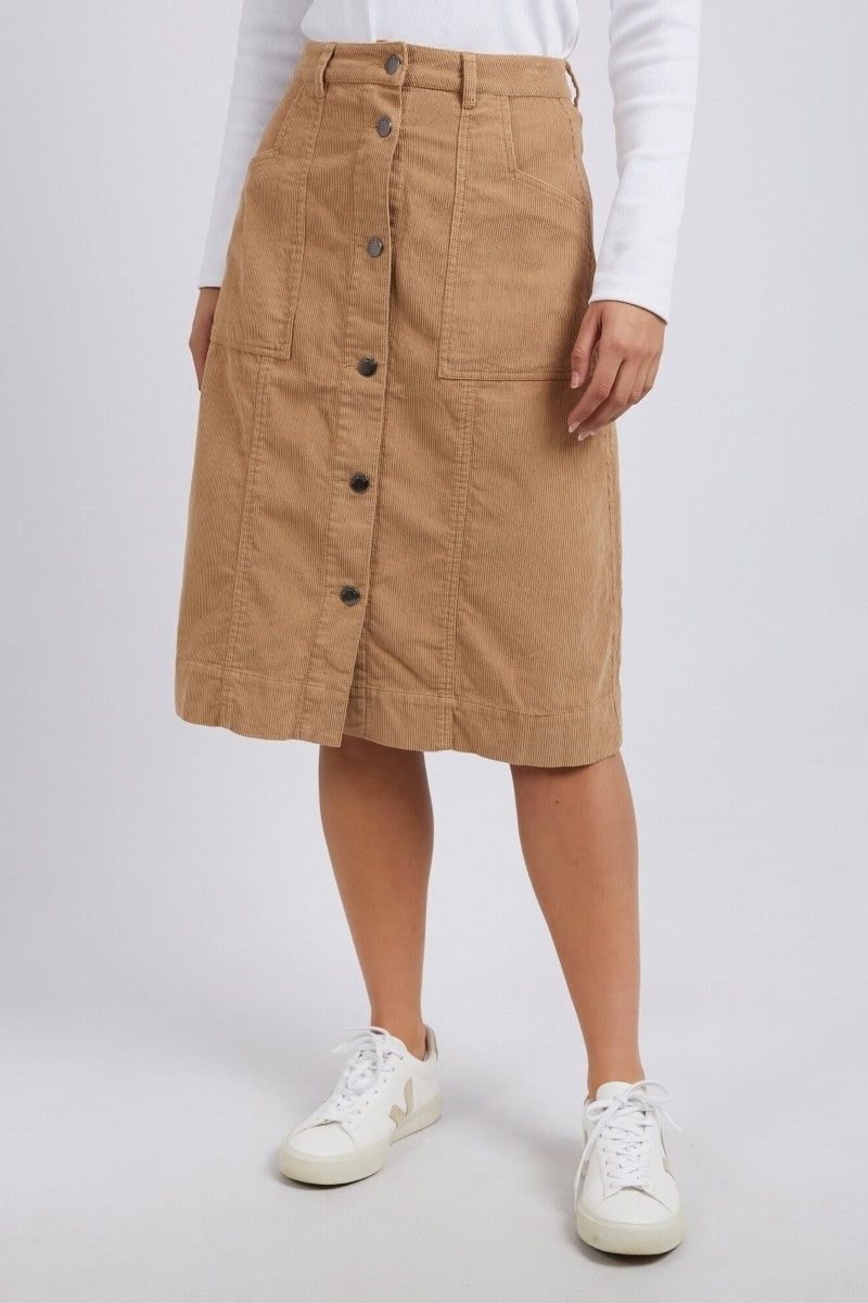 Montanna Cord Skirt | Sesame