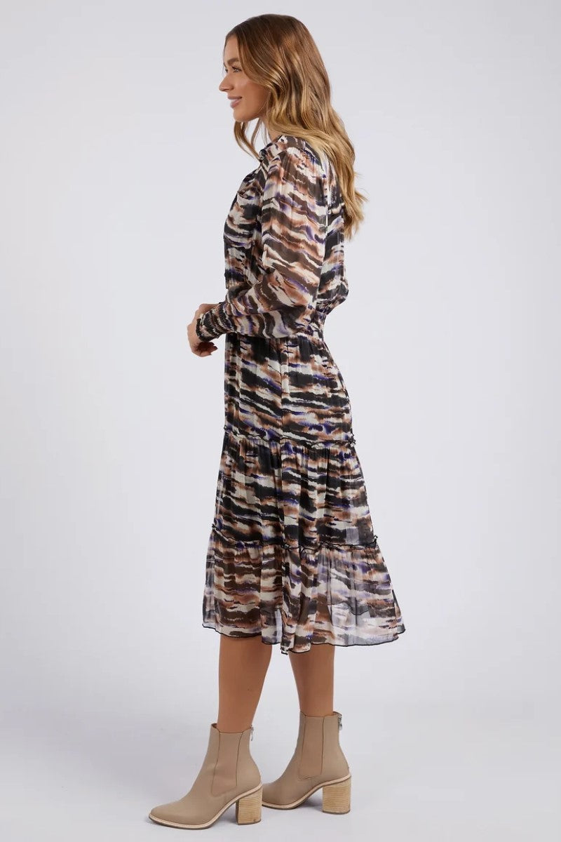 Foxwood Mala Abstract Dress | Print