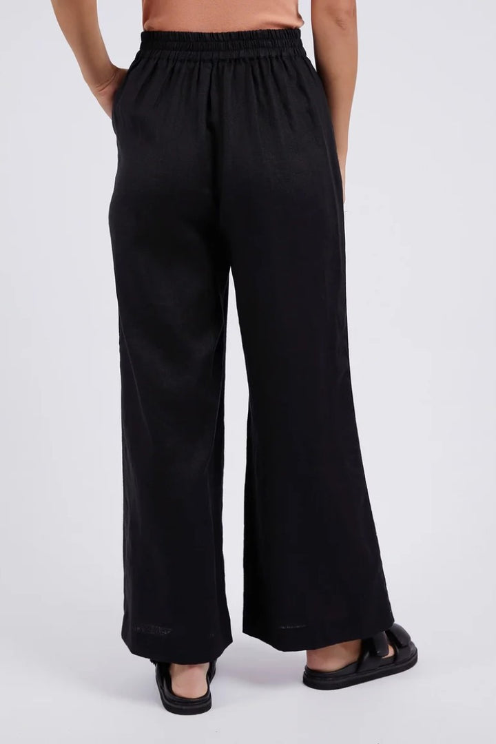 Elina Wide Leg Pant | Black