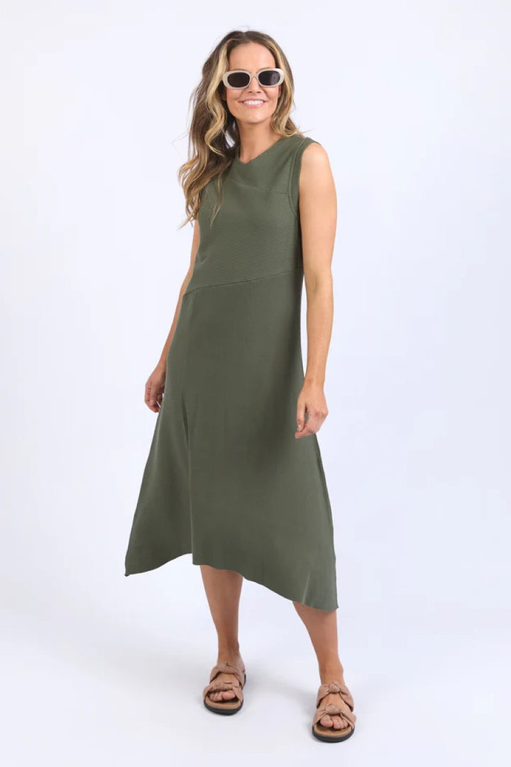 Safia Dress | Khaki