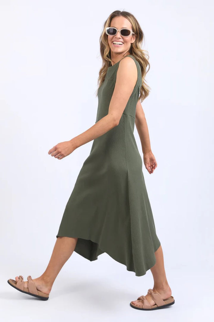 Safia Dress | Khaki