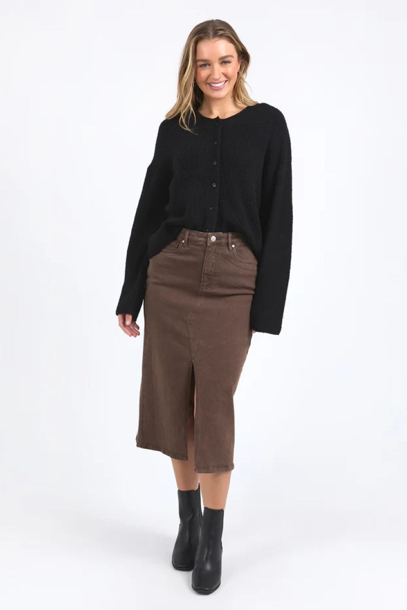 Scout Midi Skirt | Chocolate