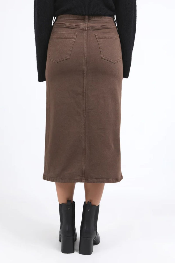 Scout Midi Skirt | Chocolate