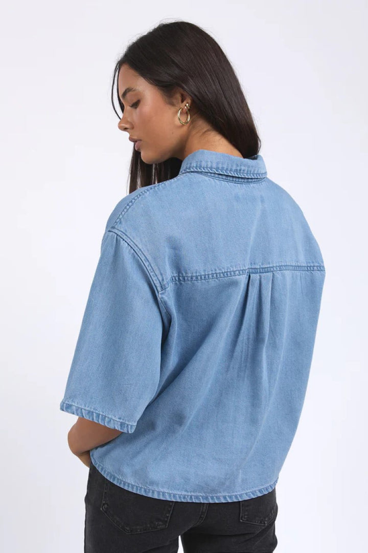 Hutton Denim Shirt | Light Blue