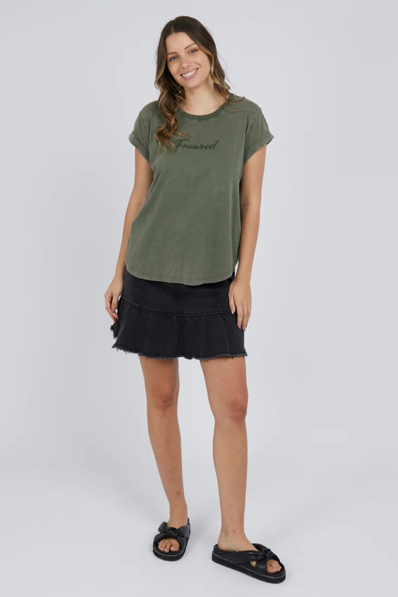 Foxwood Signature Tee | Khaki