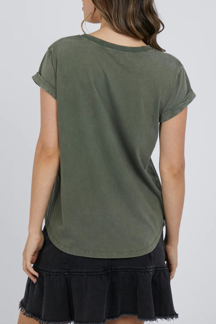 Foxwood Signature Tee | Khaki