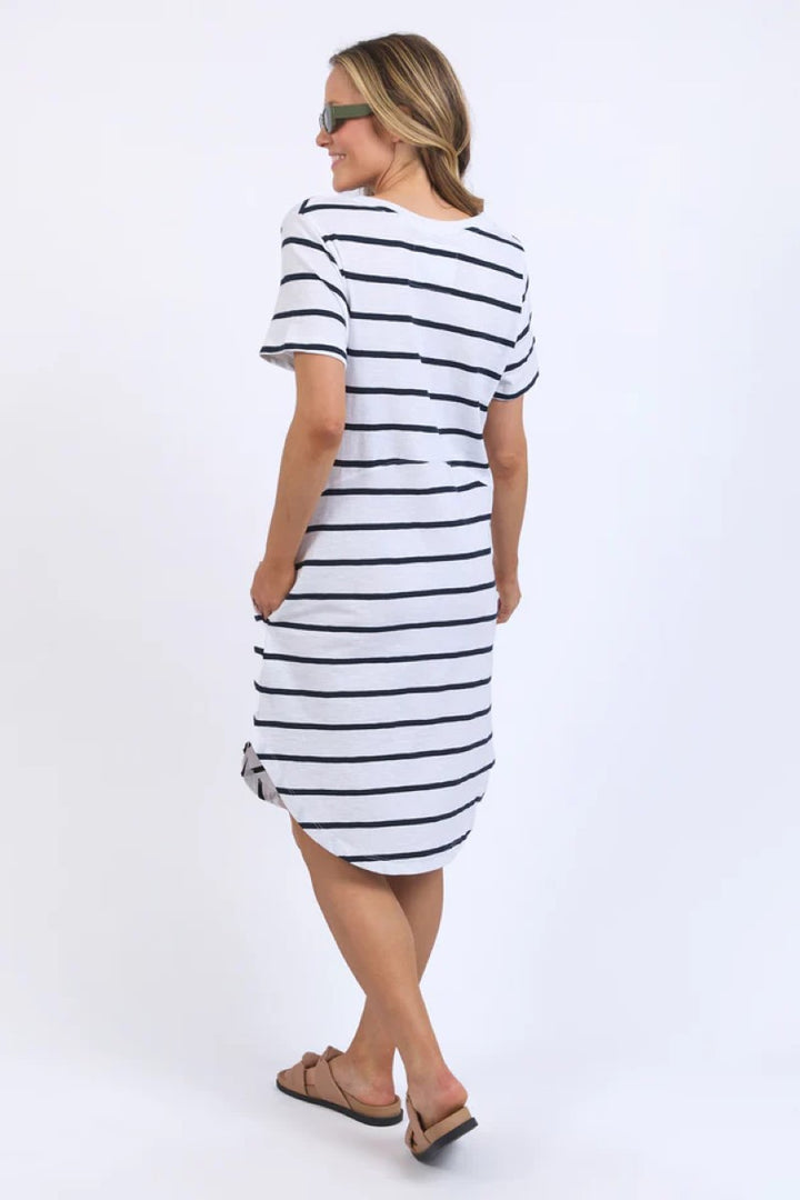 Bay Dress | Navy Stripe