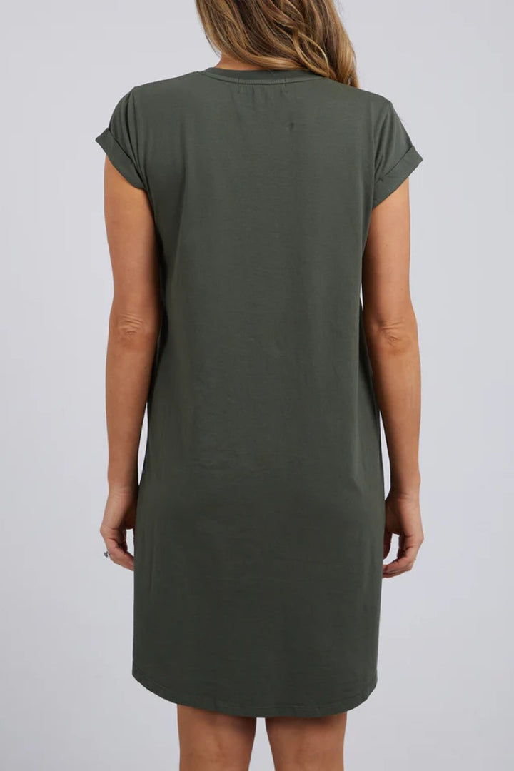 Manly Vee Dress | Khaki
