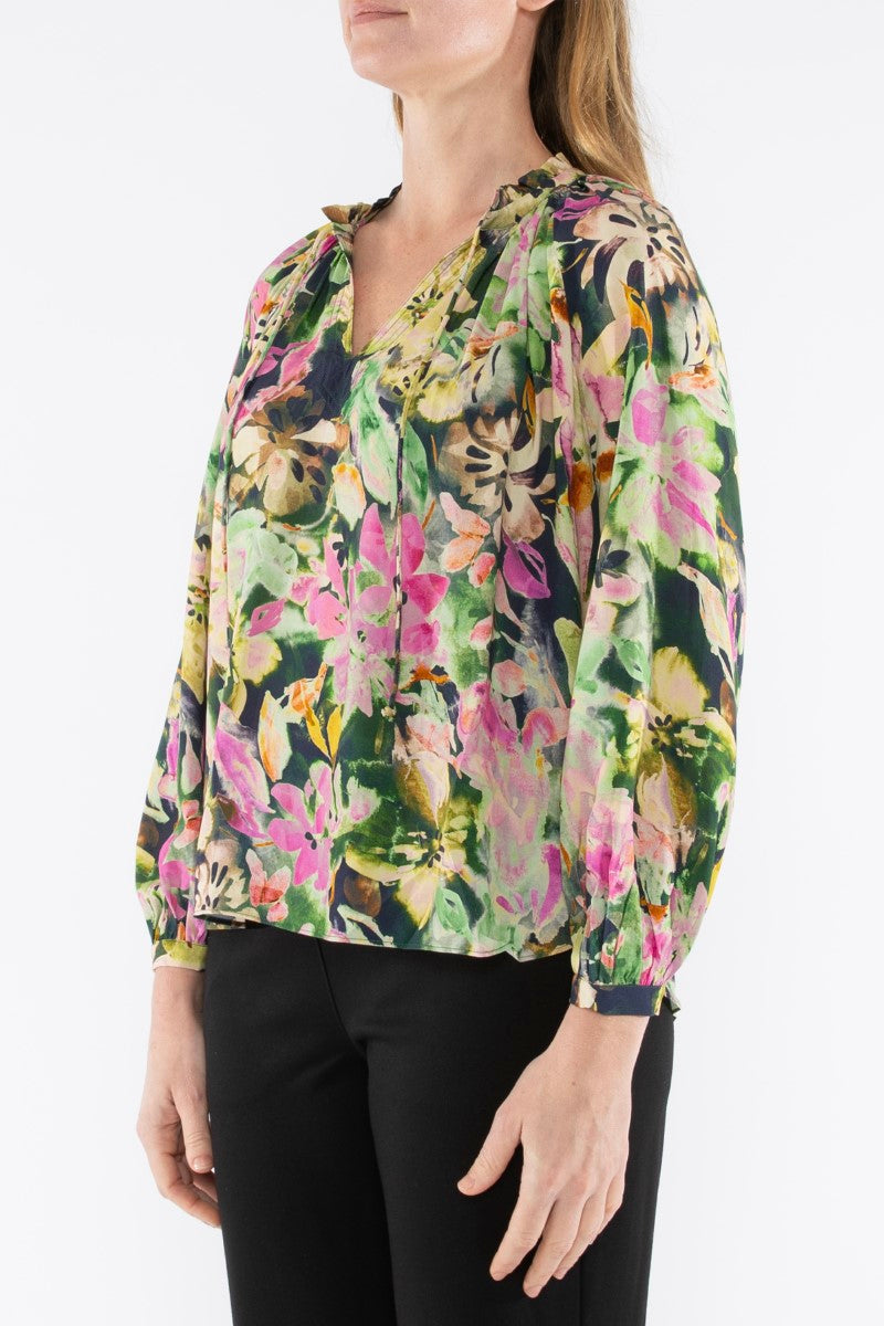 Jump Tigerlily Ruffle Top | Multi