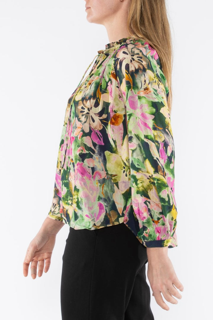 Jump Tigerlily Ruffle Top | Multi