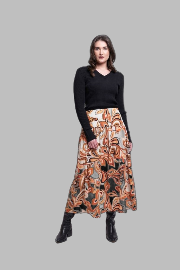 Foil Basque Master Skirt | Boho Rhadsody