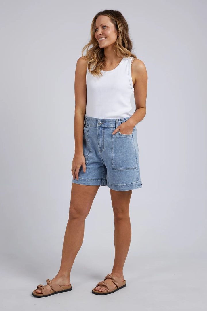 Elm Atlas Denim Short | Blue