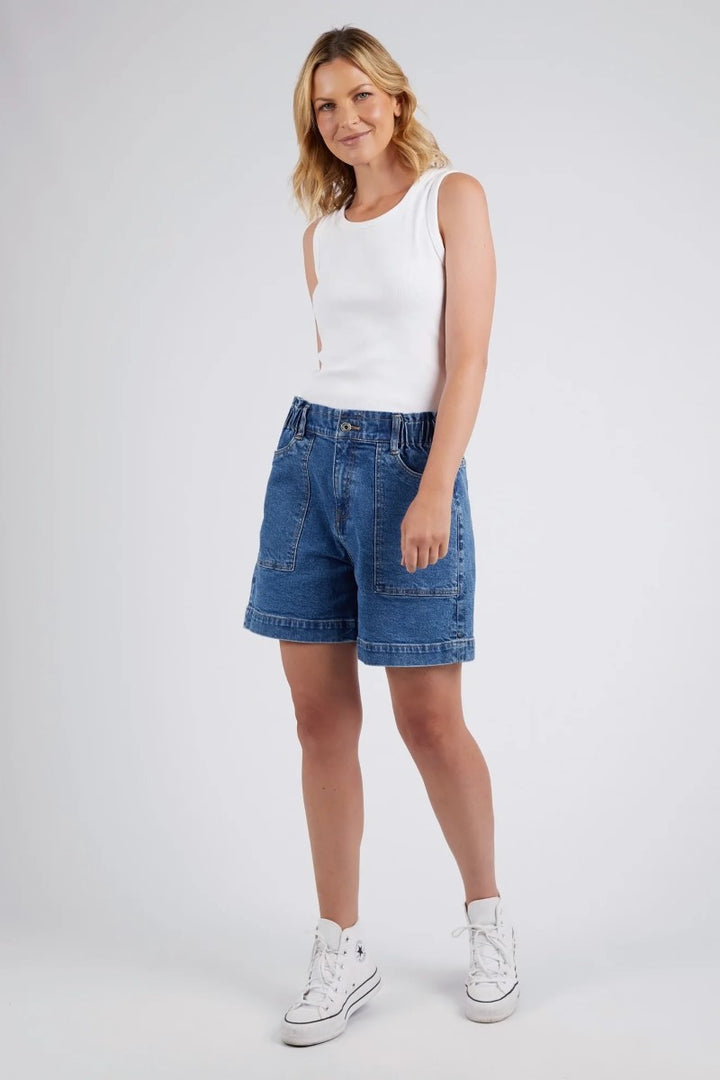 Atlas Denim Short | Dark Blue