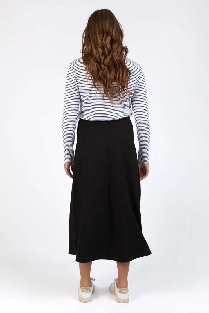 Penny Ponte Skirt | Black