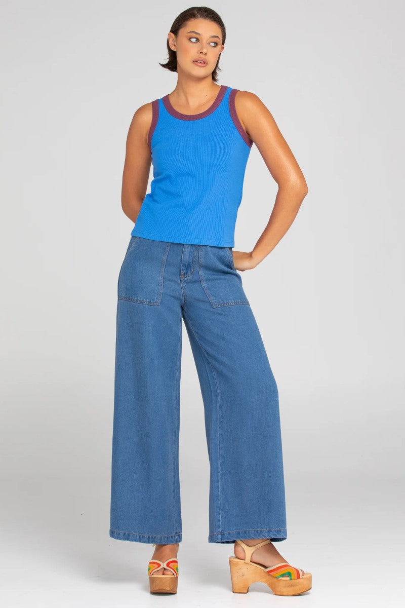 Boom Shankar Joy Tank | Blue