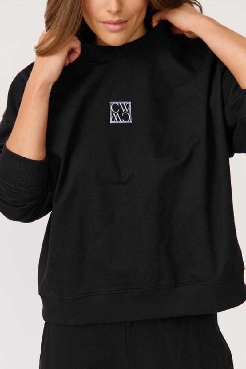 Ada Slim Sweater | Black