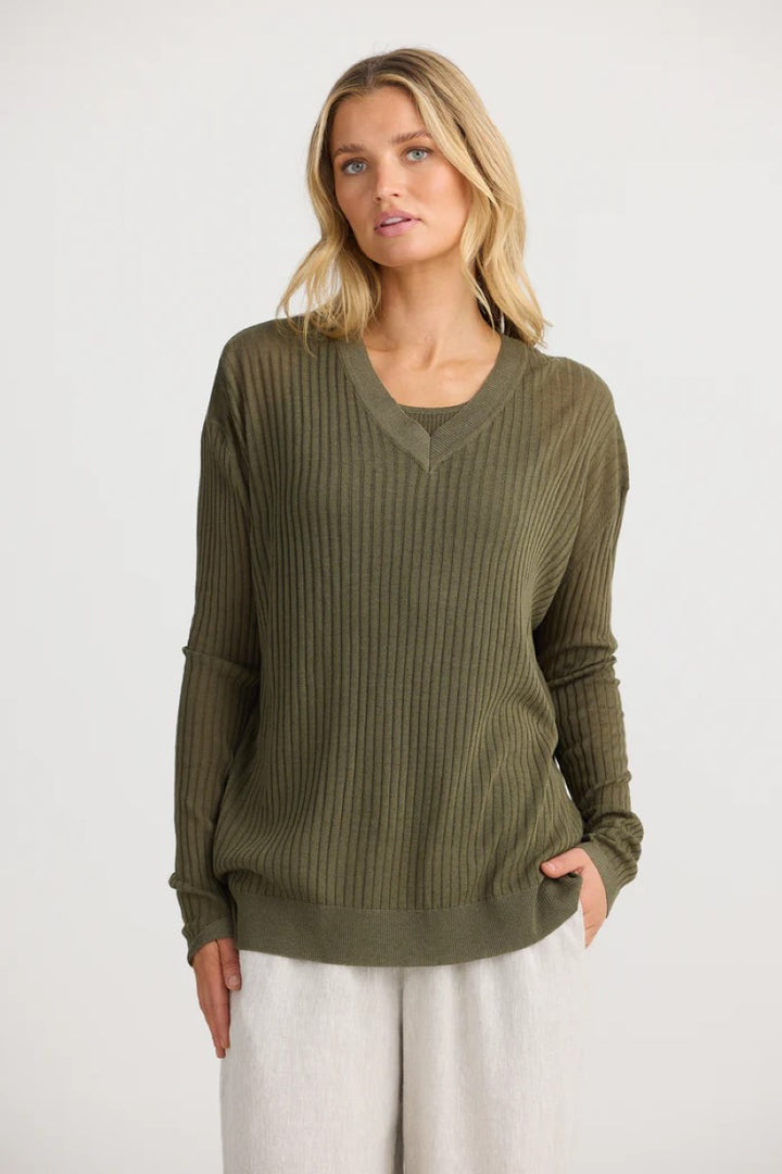 La Paz Knit Set | Khaki