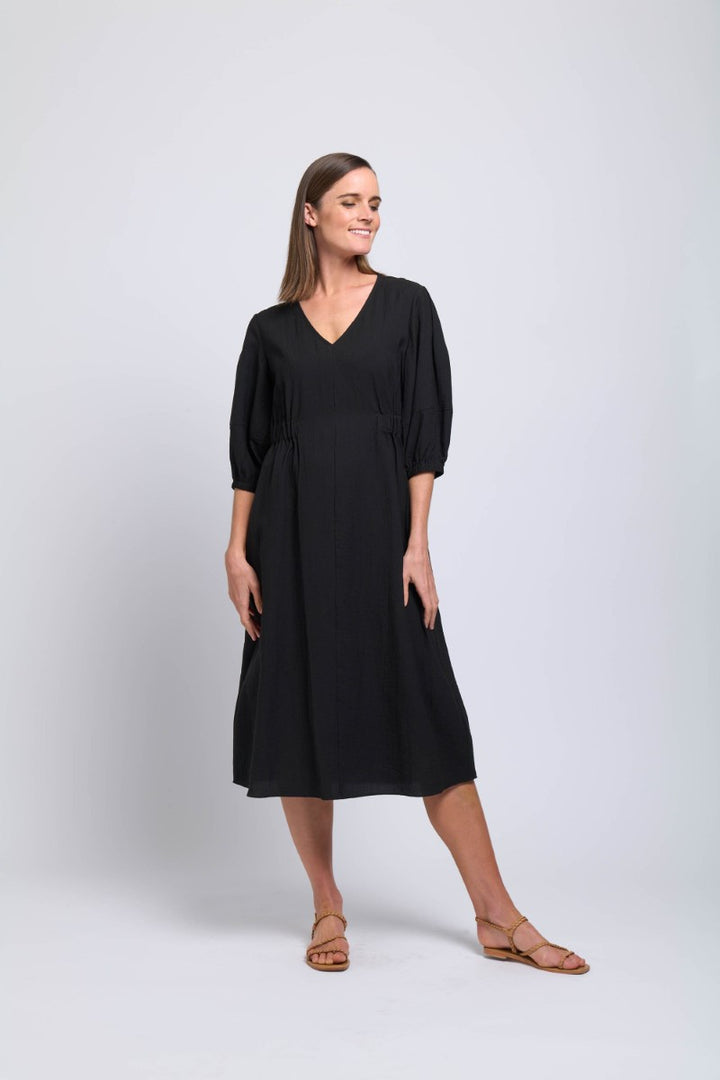 Foil Dress Code Dress | Black