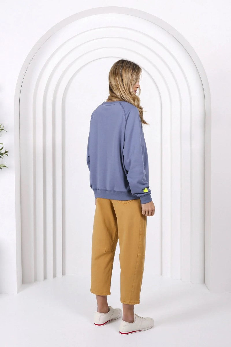 Bordeaux Sweat | Blue Denim