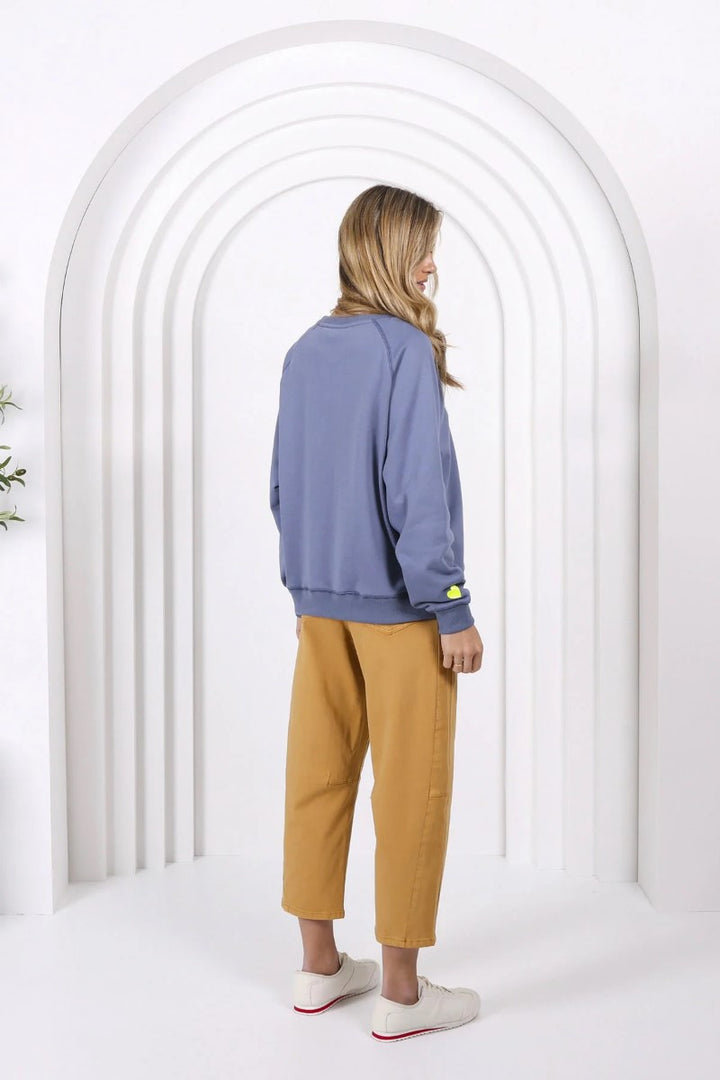 Bordeaux Sweat | Blue Denim