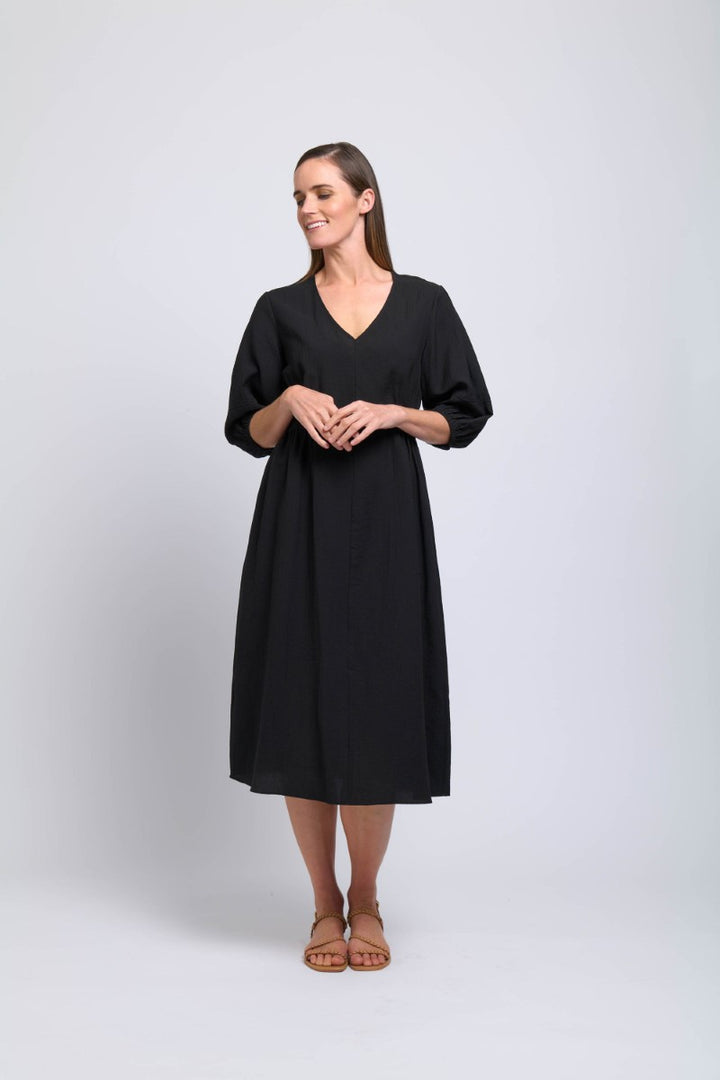 Foil Dress Code Dress | Black