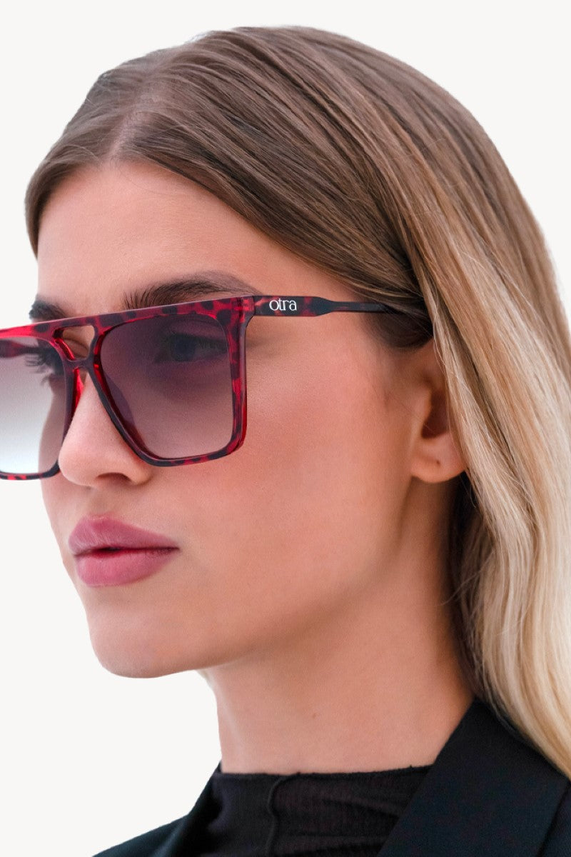 lisi sunglasses - tort/smokey green