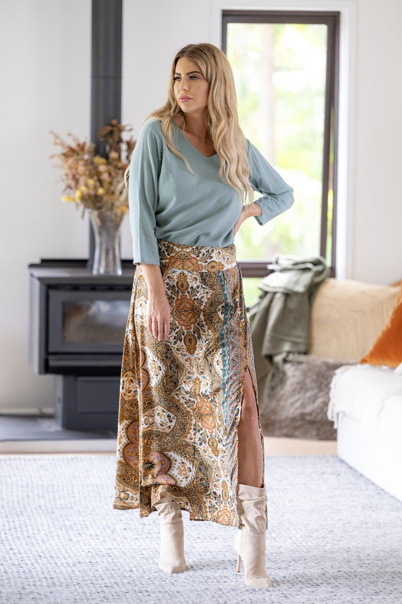 Donella Split Skirt