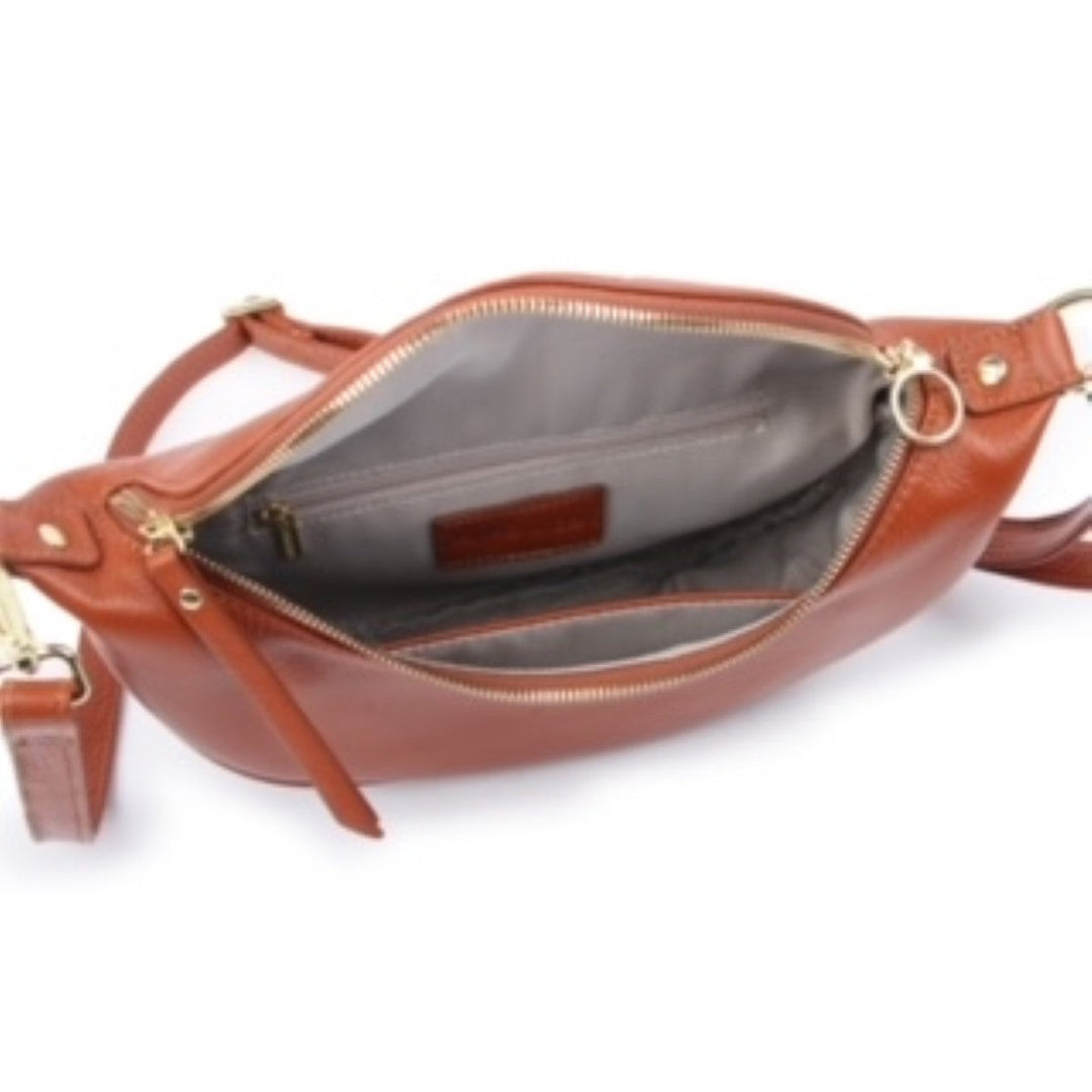 adore bag - tan/gold Handbags Hi Ho + Co.