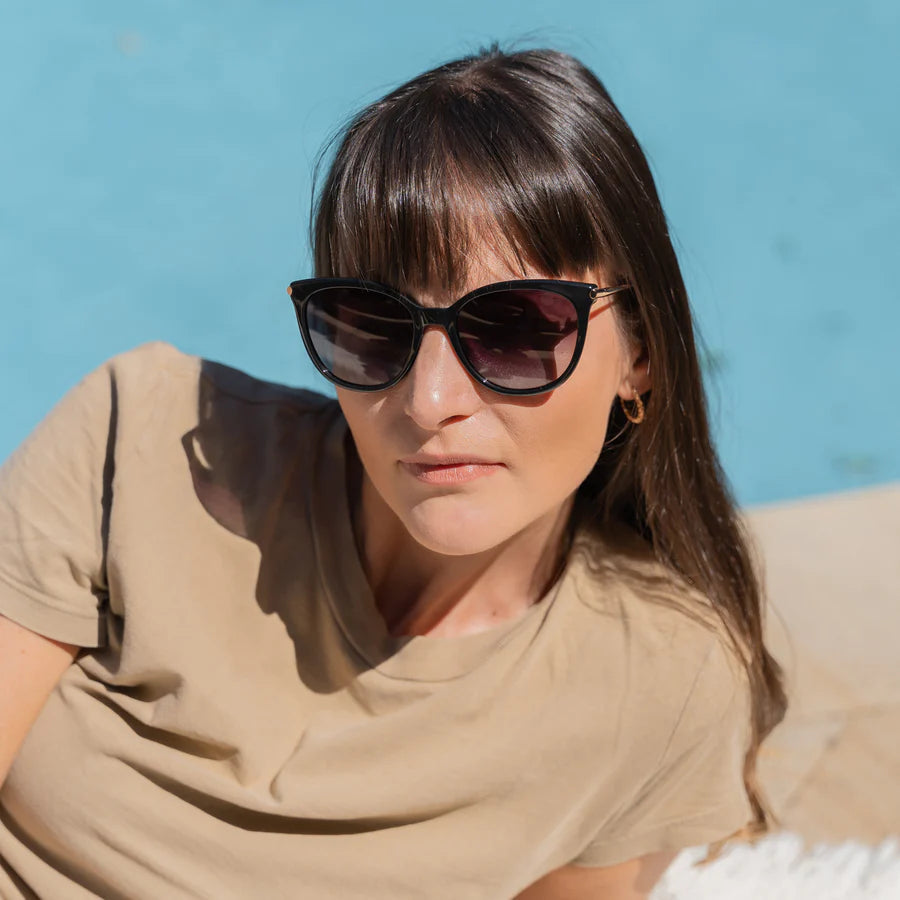 ashley - black SUNGLASSES LOCELLO