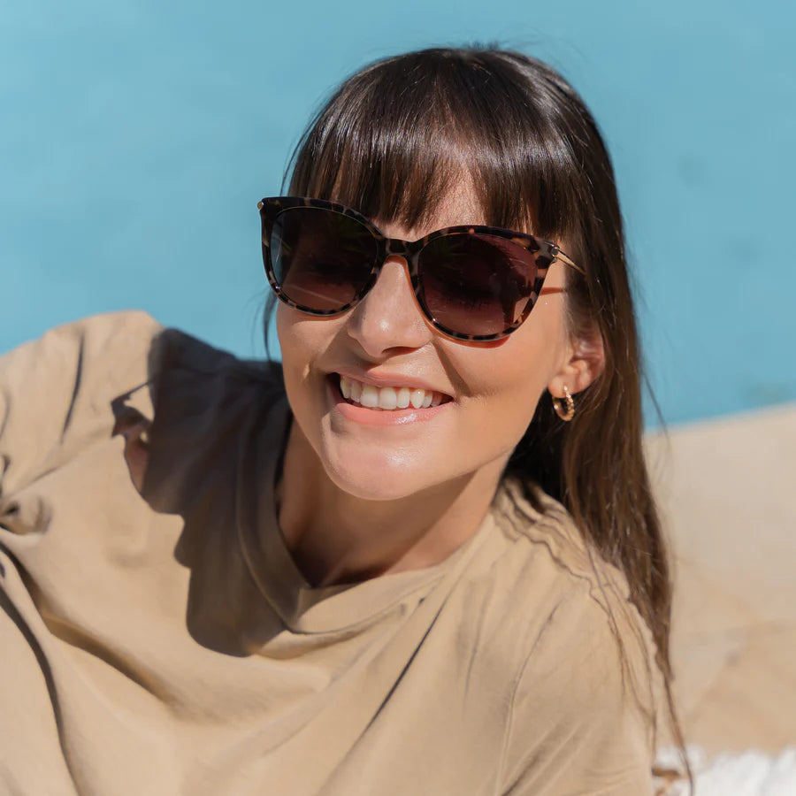 ashley - tortoiseshell SUNGLASSES LOCELLO