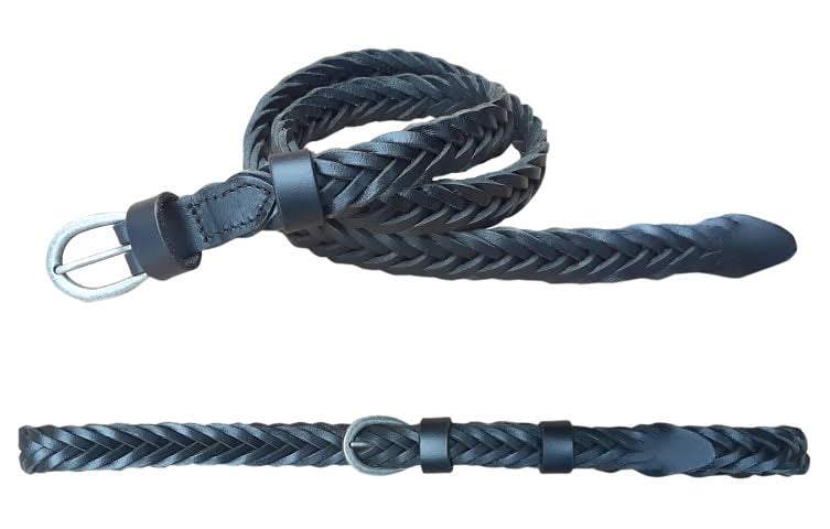 belt woven 25mm - black belt RUGGED HIDE