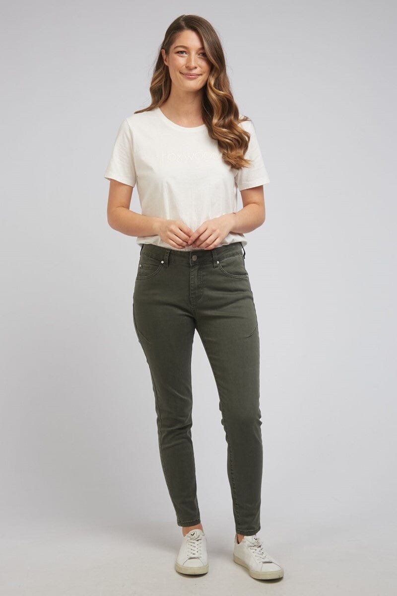 city jean - khaki JEANS FOXWOOD