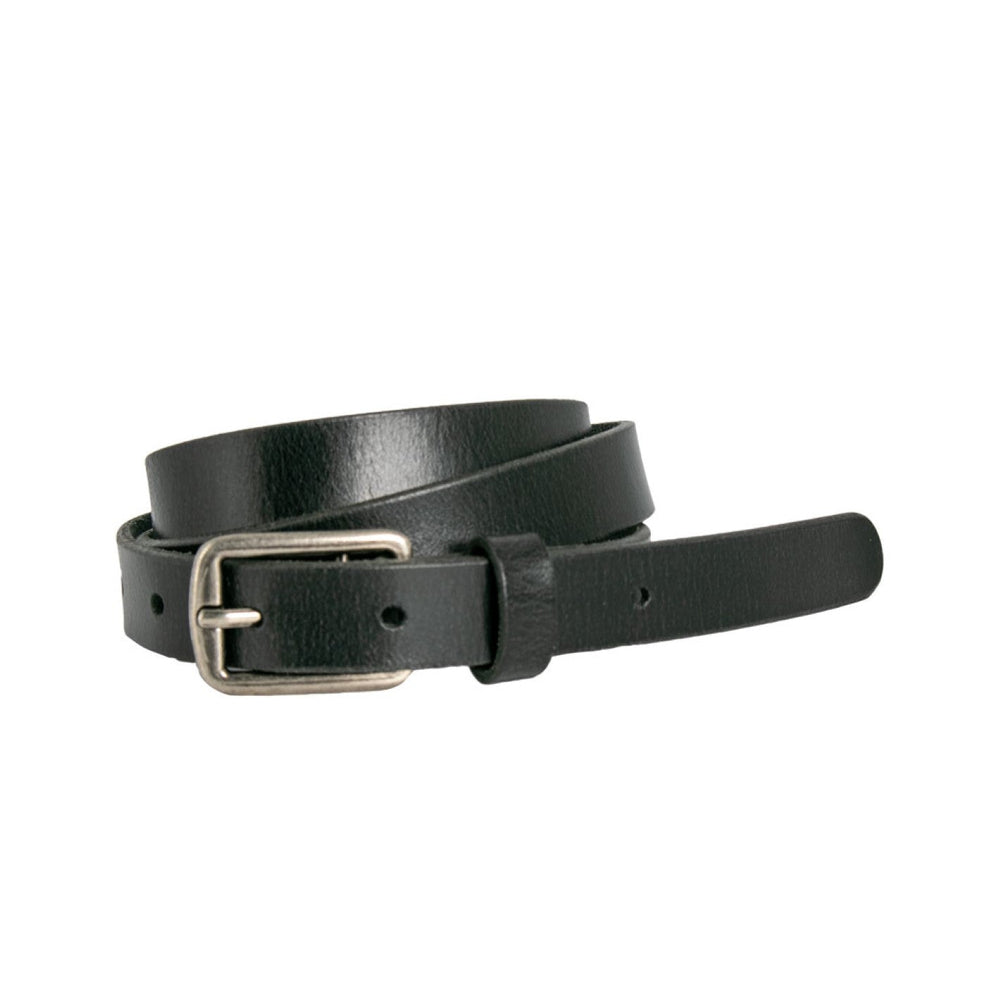 cloe leather belt - black belt loop leather