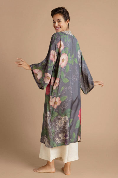 kimono hedgerow - pewter kimono Powder 