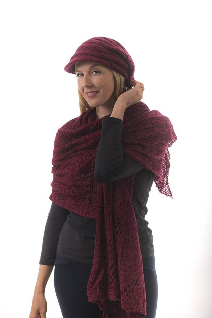 neck scarf SCARF Cienna WINE