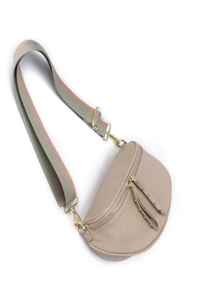 obsessed bag - taupe/gold Handbags Hi Ho + Co. 