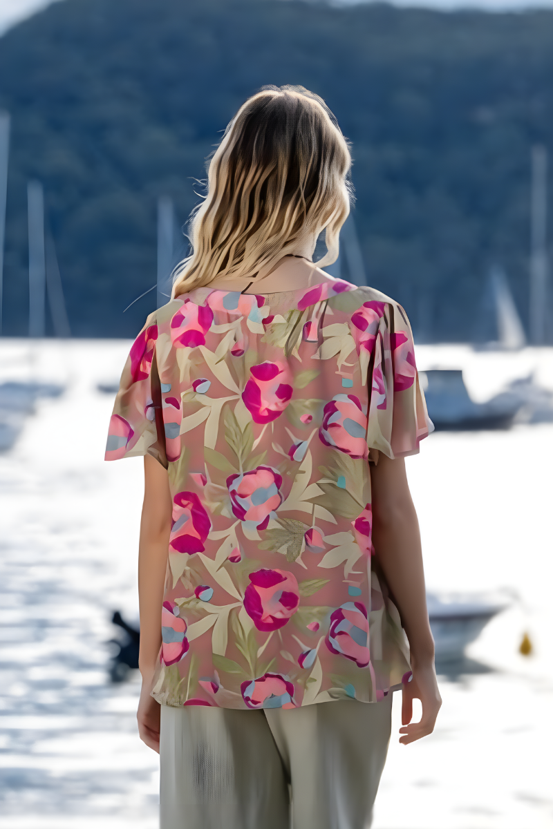 Cienna Bloss Flare Top