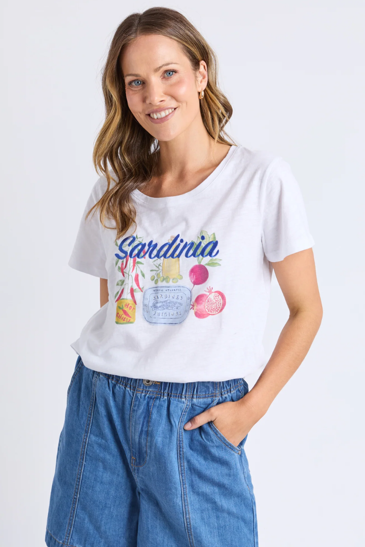 Elm Alfresco Tee | White