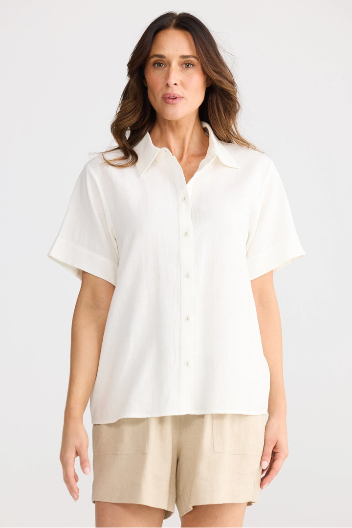 Brave & True Trinity Shirt | Off White