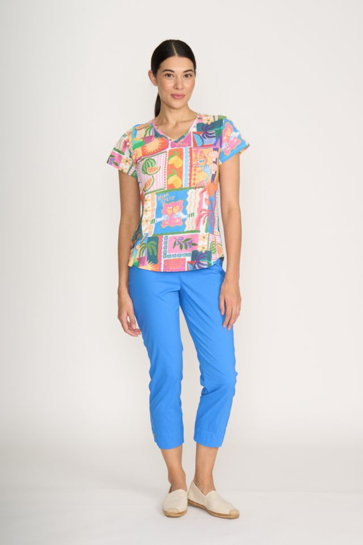 Foil V's So Fine Tee | Sundowner