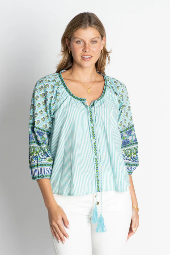 Ibsa Mississippi Shirt | Lagoon