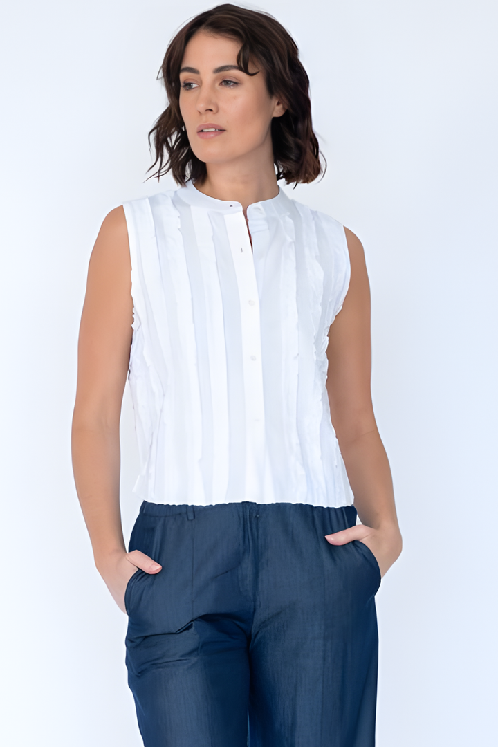 Rubyyaya  Camargue Top | White