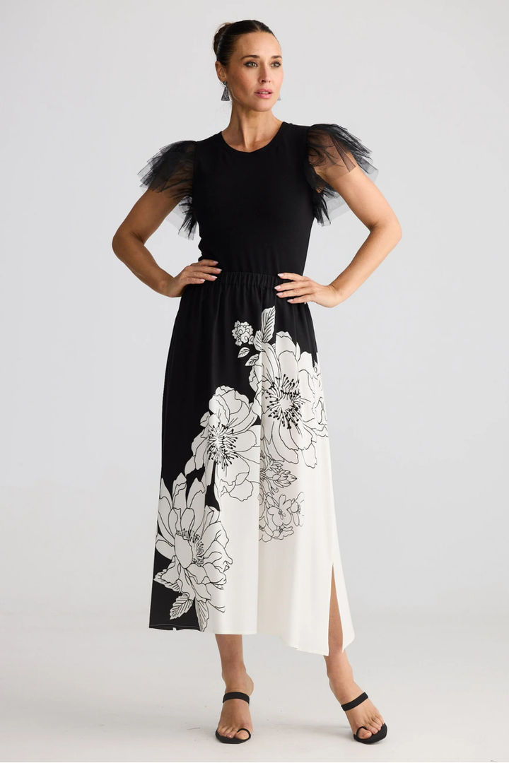 Brave & True Angelique Skirt | Noir Bloom