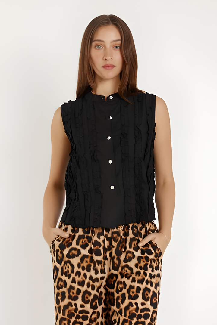 Rubyyaya  Camargue Top | Black